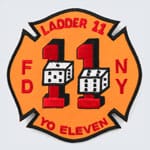 thumb nail for Ladder 11 Fd Ny Yo Eleven - Embroidered 75%